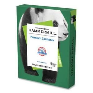 Hammermill 168330R Premium Cardstock, 110 Lb, 8.5 X 11, Green, 200/ream