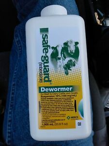 Safe-Guard Fenbendazole Dewormer 1000ml Liquid 10%