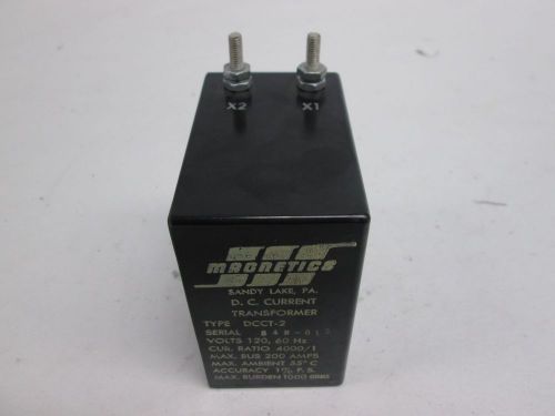 New magnetics &amp; controls dcct-2 4000:1 200a 120v-ac 1000ohms transformer d277301 for sale