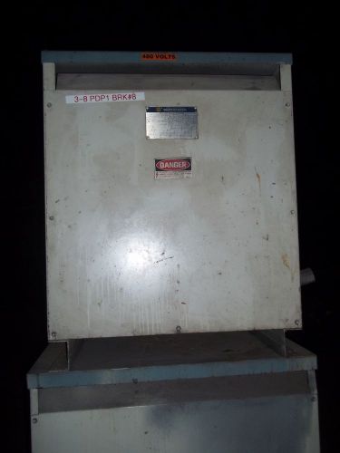 Square d sorgel 3 phase insulated transformer style #34749-17212-023 112.5kva for sale