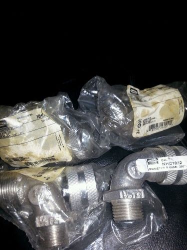 Lot of four hubbell nhc1022 cord connectors for sale