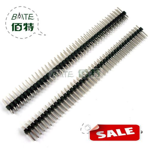 10x pitch 2.54mm 2x40 pin male double row pin header strip g6w for sale