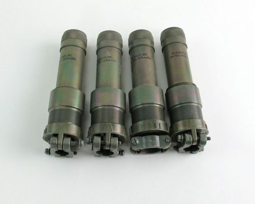 (4) glenair g6783-1816a4ba + ms3057-16a connector backshell strain relief m81511 for sale