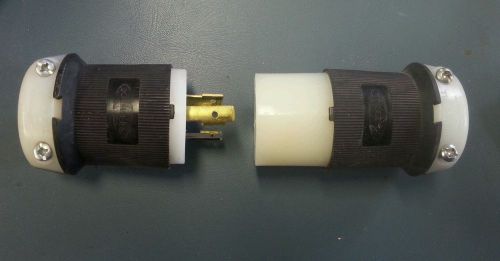 Hubbell Twist Lock Plugs 1 Male 1 Female 20a 125v