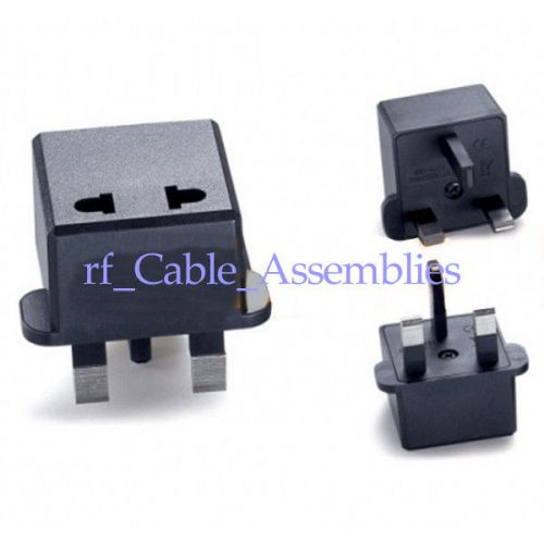 UK/HK Conversion Plug Travel adaptor 3Copper Pin Converter AC Socket Black