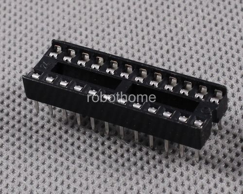 10PCS DIP 24 pins narrow IC Sockets Adaptor Solder Type Socket brand new