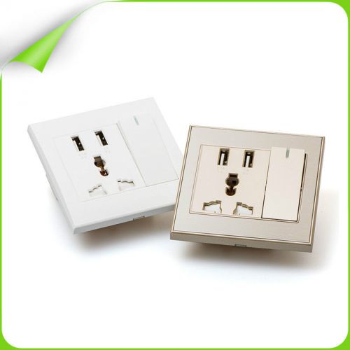 Usb switch button wall socket jack for sale