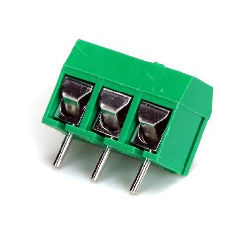 3 pins 5mm pitch screw terminal block connector for sale
