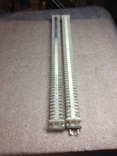 (rr29) 2 din rails with 50 terminal blocks for sale