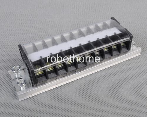 Dual 10 position terminal barrier strip 15a 600v brand new for sale