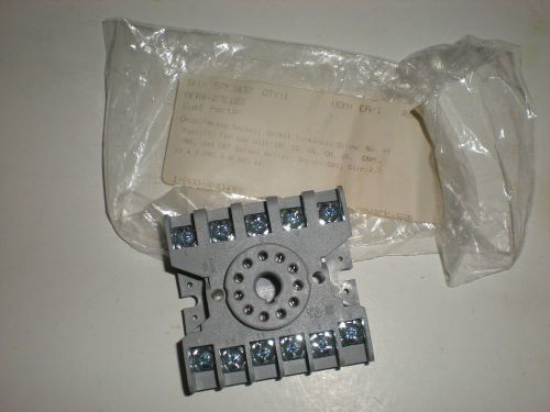 Tyco p&amp;b 27e123 10a 240v 11pin octal relay socket screw terminal new for sale