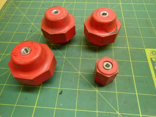 ELECTRICAL INSULATORS (3) LARGE (1) SMALL #3894A