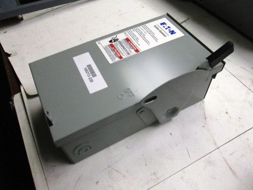 Cutler hammer dg221urb non-fused safety switch 30 amp 2 pole nema 3r new in box for sale