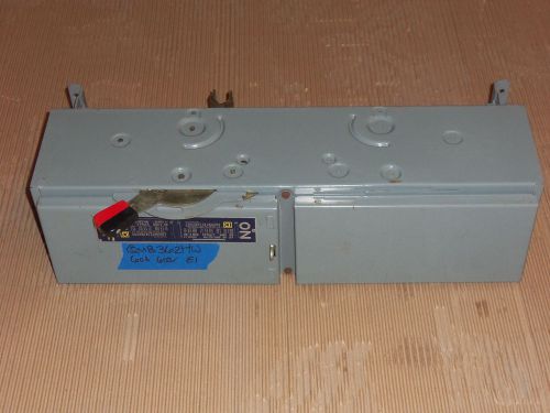 Square d qmb qmb362hw 60 amp 600v fusible panel panelboard switch ser e1 for sale