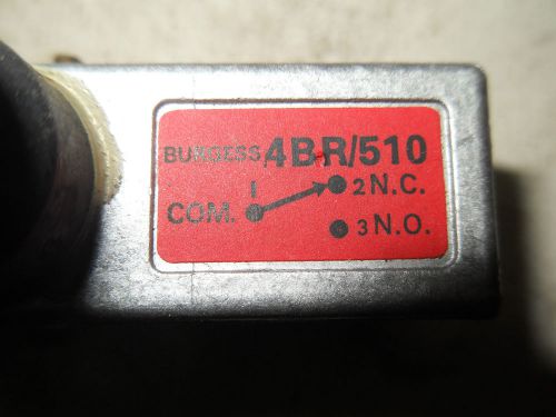 (t1) 1 used burgess 4br/510 plunger type limit switch for sale