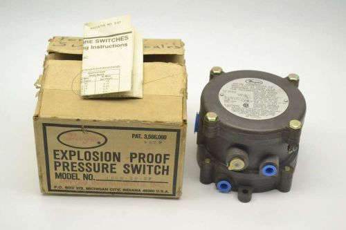 NEW DWYER 195020-2F EXPLOSION PROOF 4-20IN-H2O PRESSURE 480V-AC SWITCH B409737