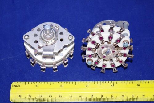 Rotary Switch 3A 350V Ceramic 2P11T 2-pole 11 throw 11-position Silver Contacts