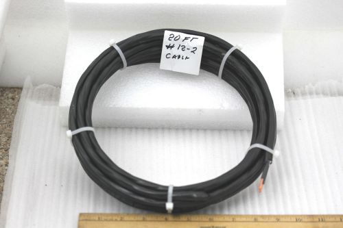 New 20 ft 12 awg 2 cond 600v copper heavy insulation d-2 for sale