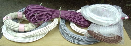 Wire bonanza over 13 lbs of quality insulated wire hv wire specialized, etc. for sale
