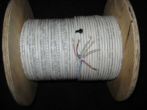 398&#039; white plenum rated access control security alarm cable shielded wire 22/8 for sale