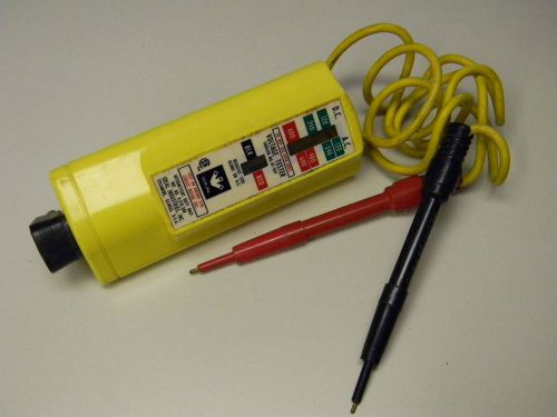 Ideal voltage tester  model #61-067 110-600 volts ac/dc made in usa no reserve!! for sale