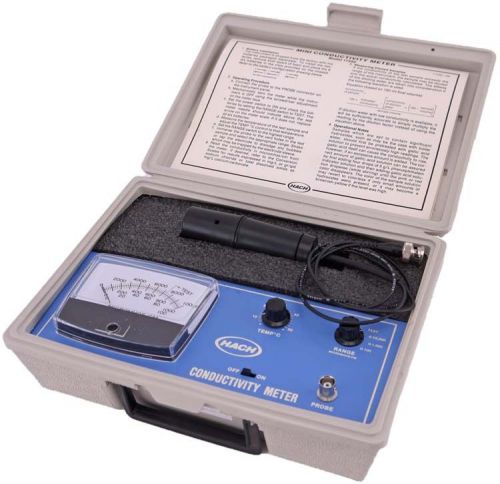 Hach 17250 Industrial Mini Conductivity Tester Sensor Measurement Meter +Probe