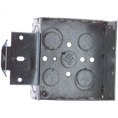 Square box 4&#034; 52151 ms 1/2and3/4 thomas and betts outlet boxes 785991165388 for sale