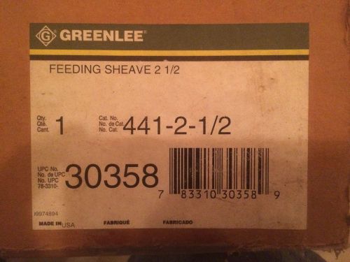 Greenlee pulling sheeve 441-2-1/2 for sale