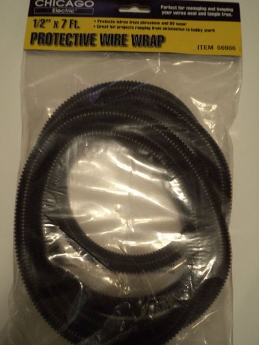 1/2&#034; x 7Ft. Protective Wire Wrap To Keep wires protected New in Bag