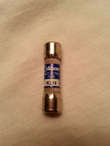 Edison fast acting midget fuses  mcl-10  (one box = 10 fuses) for sale
