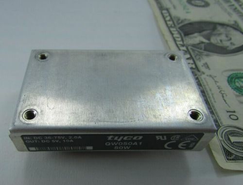 Tyco dc power converters, in dc 36-75v 2a, out dc 5v 10a 50w qw050a1 lucent new for sale