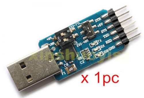 1xcp2102 usb/ttl/rs485/rs232 interconversion 6 in1 serial converter uart module for sale