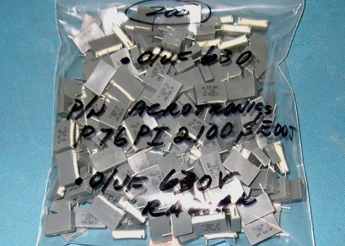 Apprx 200pc lot .01uf630v radial film capacitor pn p79pi2100se00j for sale