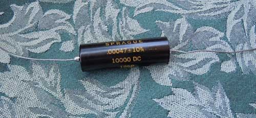 Sprague .00047   10000 dc capacitor great 185p  10% for sale