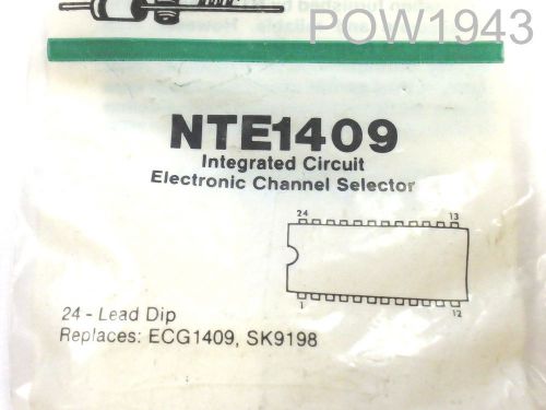 NTE 1409 ELECTRONIC CHANNEL SELECTOR, 24 PIN DIP, NEW
