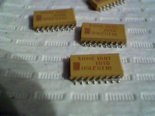 10 Vishay / Dale SOMC 1601 101G , 1 k  SMT pull Down resistor networks