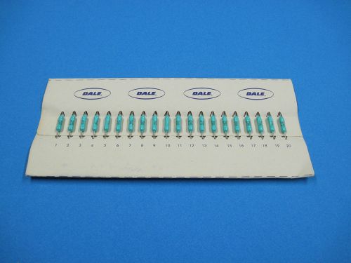 (20) dale type mff (metal film) axial resistors: 47.5k 1% 3/4w (70c) 1/2w (125c) for sale