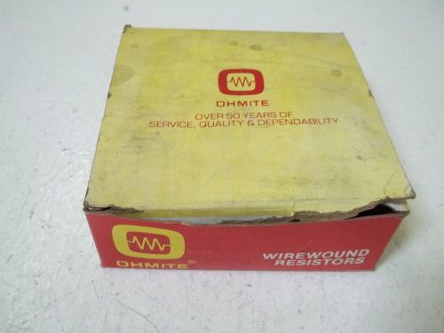 Lot of 18 ohmite b20j250  wirewound resistor 20watts, 250 ohms *new in a box* for sale