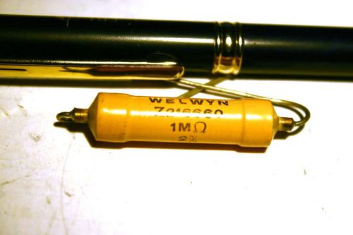 Welwyn  rn75c  1megohms 5watts 2% precision resistor pair mil  radio for sale