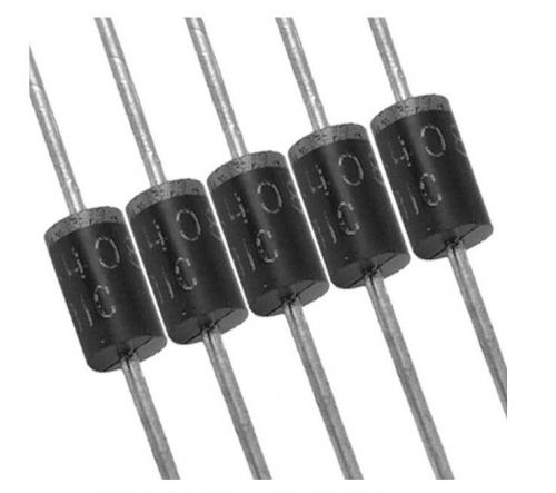 500Pcs Axial Leaded Polarized Rectifier Diode 1N5408 1000V 3A