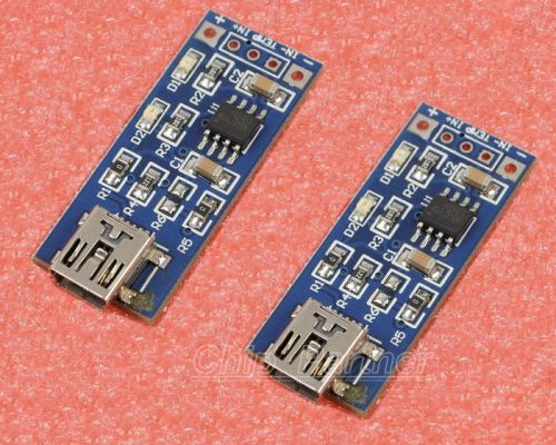 2pcs TP4056 5V 1A Lithium Battery Charging Board Charger Module