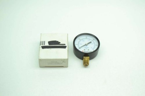 New weksler ua25a4l 0-30psi 2-1/2in face 1/4in npt pressure gauge d403294 for sale