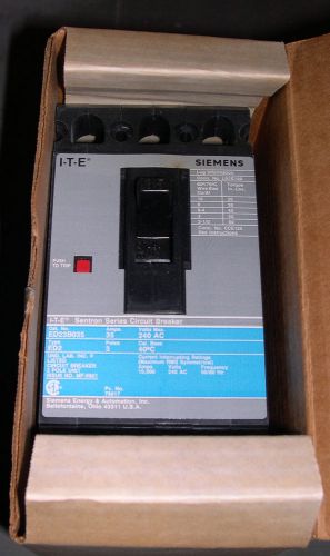 Siemens ite 2 pole circuit breaker, ed23b035 for sale