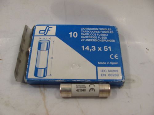 Altech 40c14x52gi  40 amp 500 volt fuse  14 x 51 mm  17 units in sale for sale