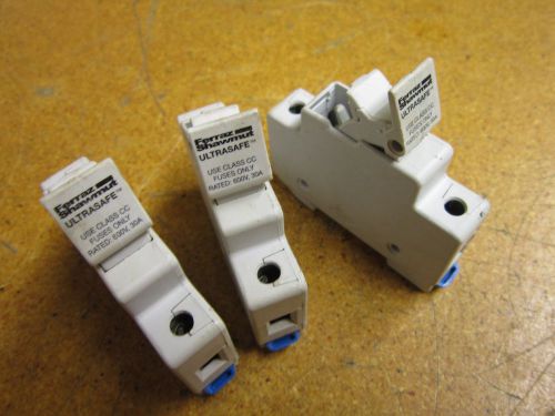 Ferraz Shawmut USCC1I FUSE BLOCK 30AMP 1POLE 600VAC (Lot of 3)