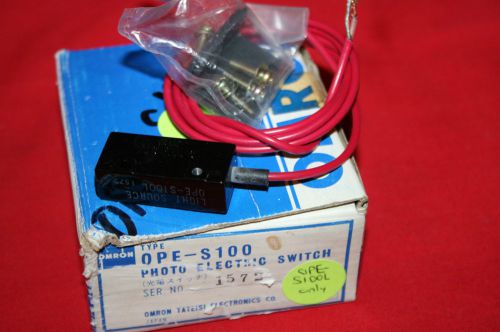 NEW Omron Photoelectric Switch Sensor OPE-S100L   BNIB