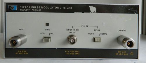 HP 11720A PULSE MODULATOR, 2-18 GHZ, 2W MAX. 40VDC MAX
