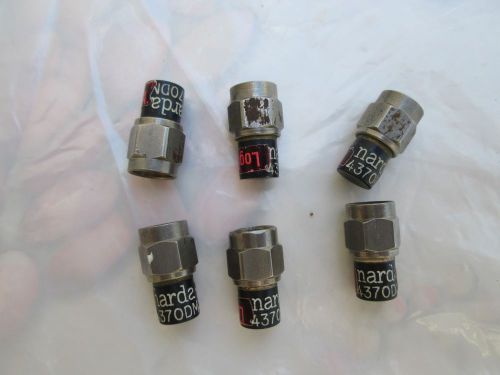 LOT OF 6 NARDA Dummy Load Electrical DC-18GHZ Male