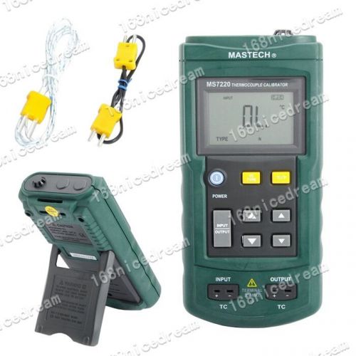 Mastech ms7220 thermocouple simulate/calibrator tc/mv output tester meter n0159 for sale