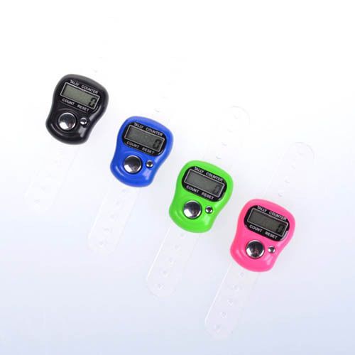 4 Pcs Case Resettable 5 Digit LCD Electronic Finger Counter Hand Tally